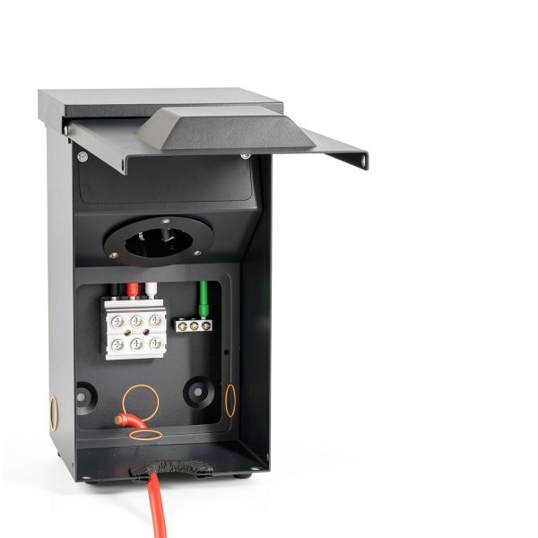 Joinfworld 50Amp Generator Inlet Box Galvanized-3