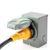 Patio Generator Power Inlet Box NEMA SS2-50P-6