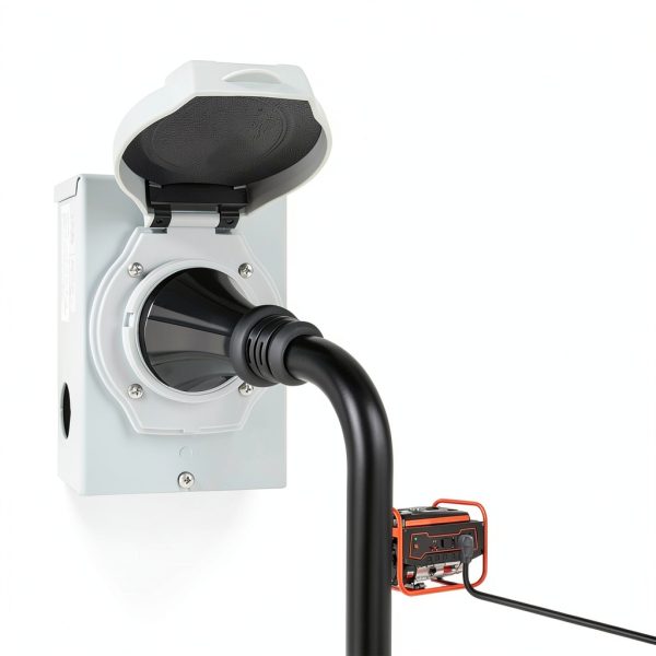 Wokyy 12500W Outdoor Generator Inlet Box Grey-1