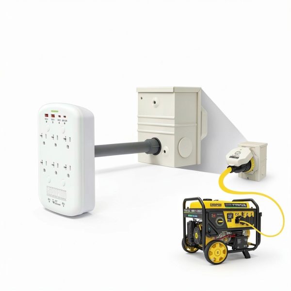 Champion Power Equipment 30-Amp Through Wall Generator Kit-1