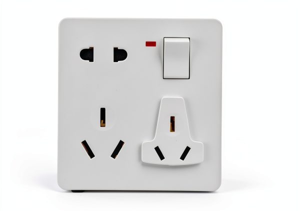 Ciieeo White ABS Modern RV Inlet Socket-1