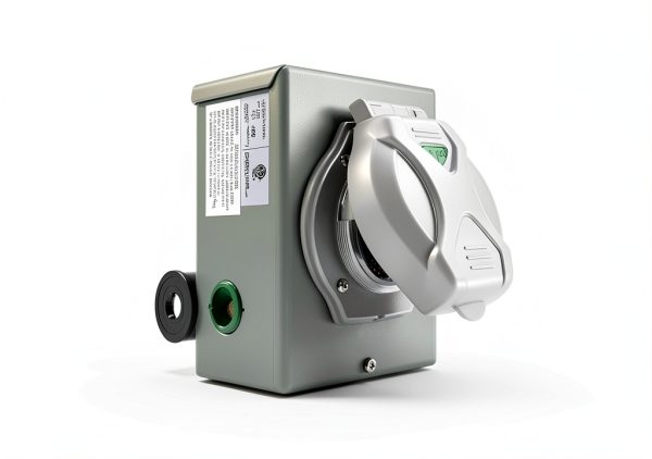 Wokyy 12500W Outdoor Generator Inlet Box Grey-7