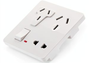 Ciieeo White ABS Modern RV Inlet Socket-0