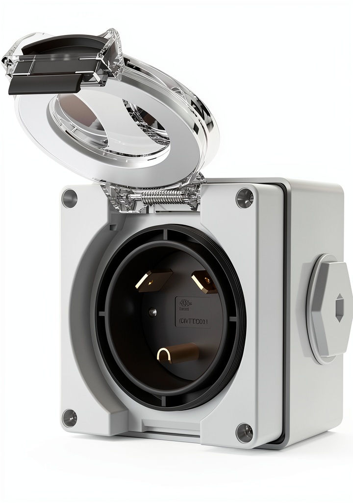 STARELO TT-30P inlet box mounted on a generator housing