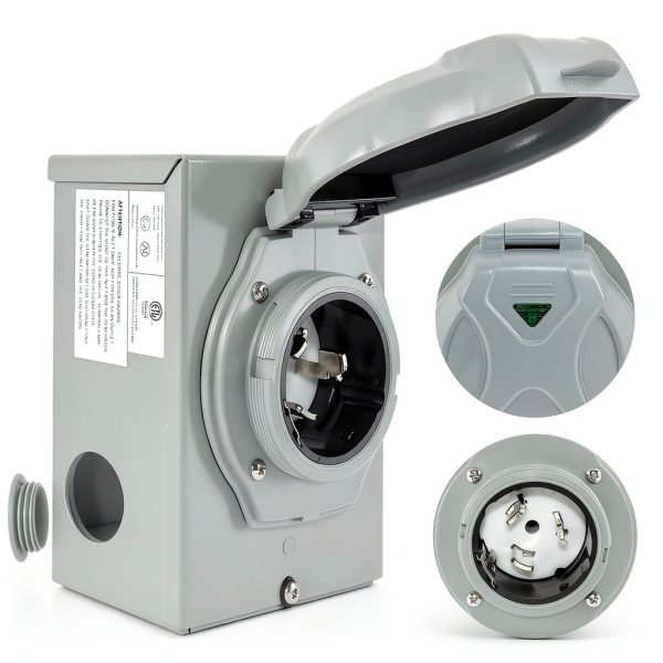 Patio Generator Power Inlet Box NEMA SS2-50P-0