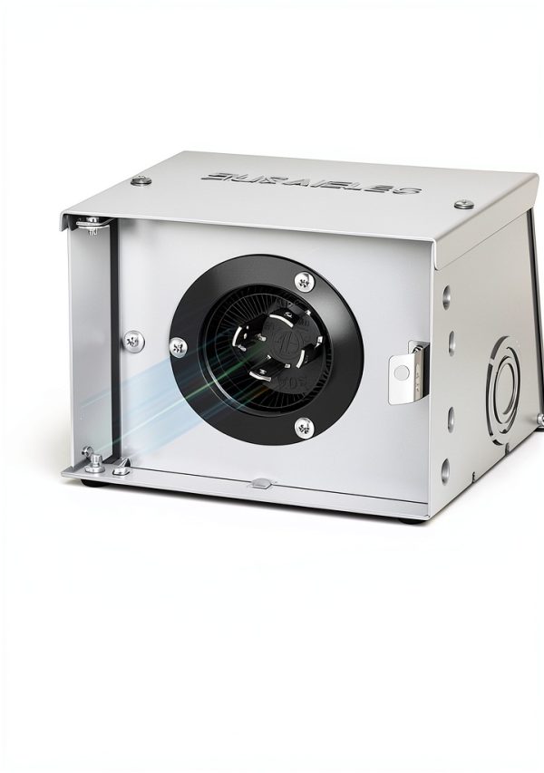 SURAIELEC 30Amp Generator Inlet Box Stainless Steel-1