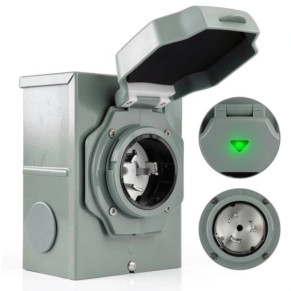 RundA Outdoor Power Inlet Box 50A 125V-7