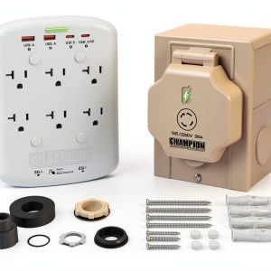 Champion Power Equipment 30-Amp Through Wall Generator Kit-0