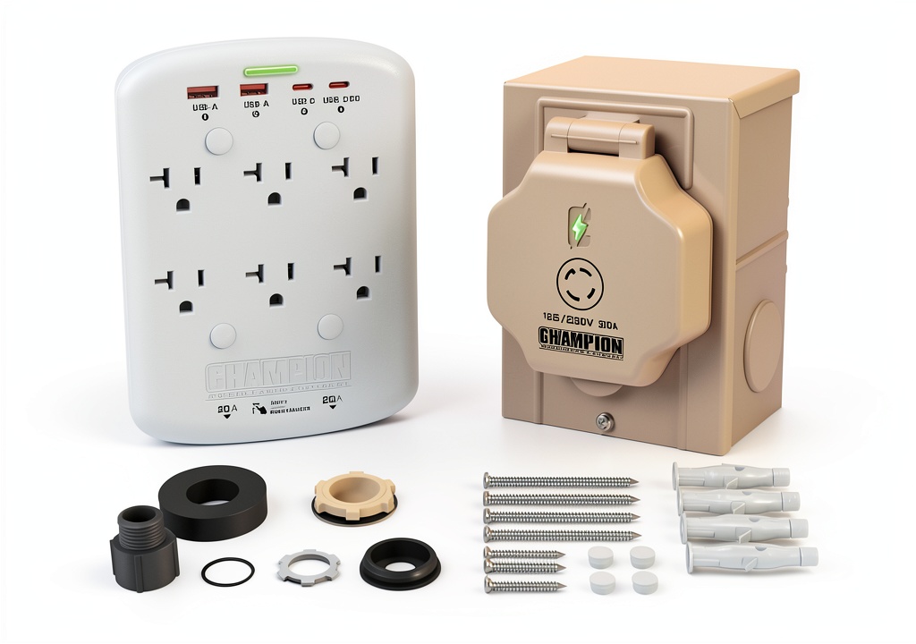 Champion Power Equipment 30-Amp Through Wall Generator Kit