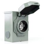 RundA Outdoor Power Inlet Box 50A 125V-0