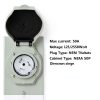 RundA Outdoor Power Inlet Box 50A 125V-4