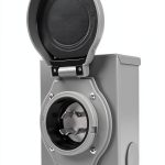 Veepeak NEMA 3R Power Inlet Box 30A Alloy Steel-0