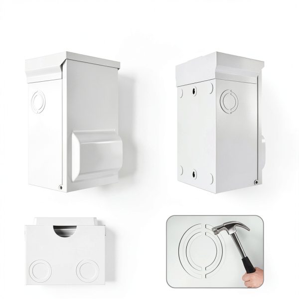 TOCRETOARE 30A Generator Inlet Box Silver-2