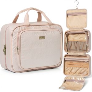 NISHEL Toiletry Bag Soft Hanging Design for Women-0