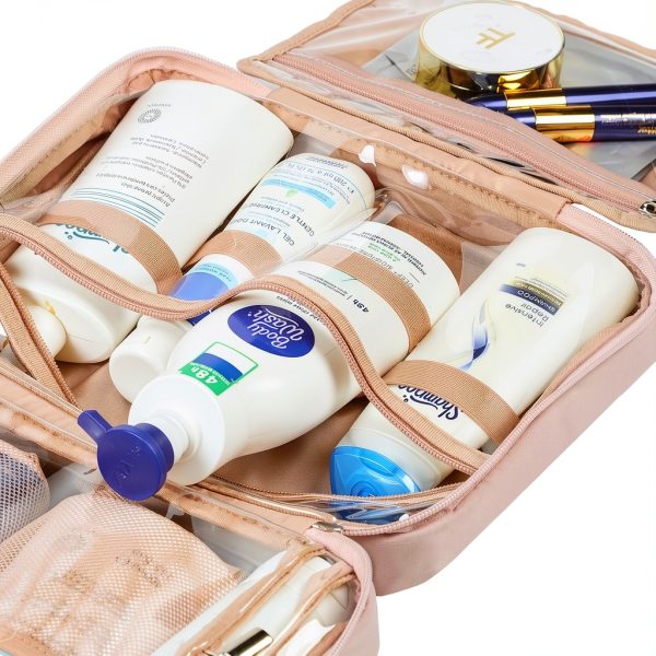 NISHEL Toiletry Bag Soft Hanging Design for Women-4