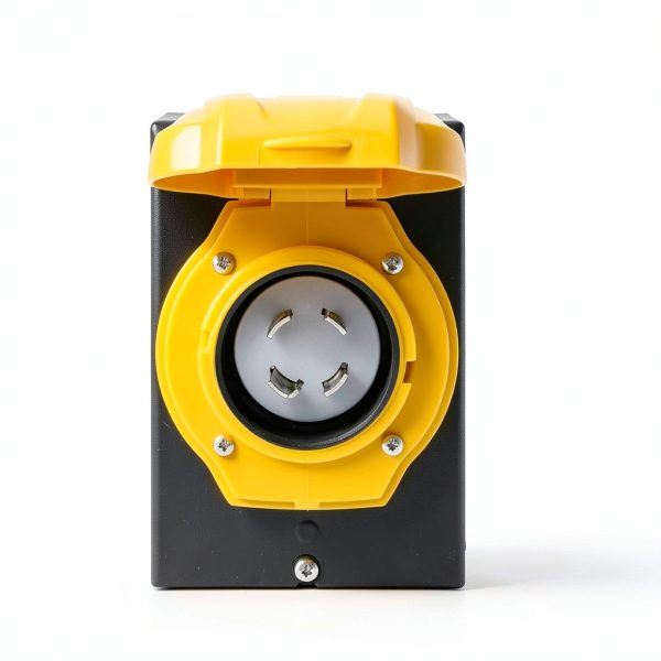 TECSPACE Outdoor Generator Power Inlet Box 30 Amp Metal-5