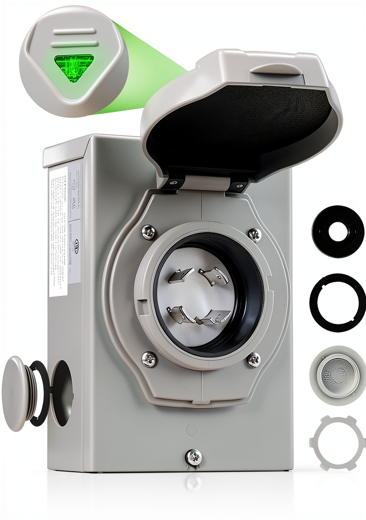 NEMA SS2-50P Generator Inlet Box by WILAWELS