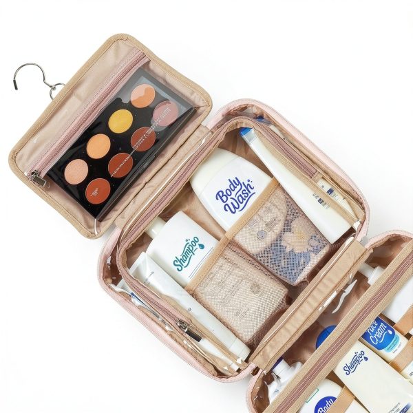 NISHEL Toiletry Bag Soft Hanging Design for Women-2