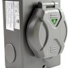 Veepeak NEMA 3R Power Inlet Box 30A Alloy Steel-2