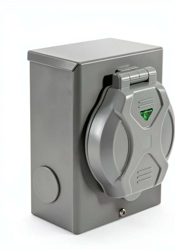Veepeak NEMA 3R Power Inlet Box 30A Alloy Steel-6