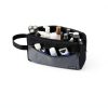 Carbrea Toiletry Bag for Men Large Black Polyester Travel Case-4