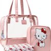 Hello Kitty 3-Piece Toiletry Set with Durable Zipped Makeup Bags-0