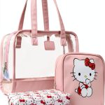 Hello Kitty 3-Piece Toiletry Set with Durable Zipped Makeup Bags-0