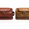 Sparklove Men's PU Leather Toiletry Bag TB02 Triple‑Layer Waterproof-5