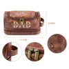 TYTL Leather Toiletry Bag Dual‑Side Laser Engraved Waterproof PU-5