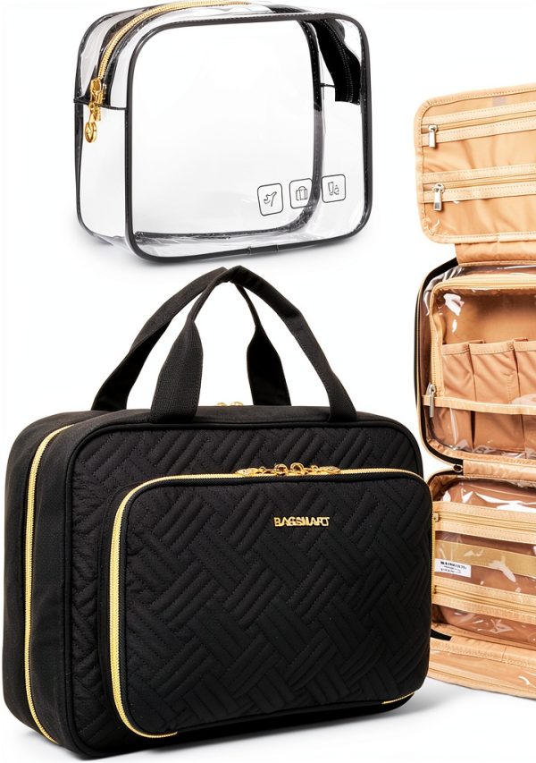 BAGSMART Travel Toiletry Bag Large TSA‑Approved Water‑Resistant Design-0