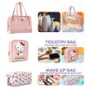 Hello Kitty 3-Piece Toiletry Set with Durable Zipped Makeup Bags-3