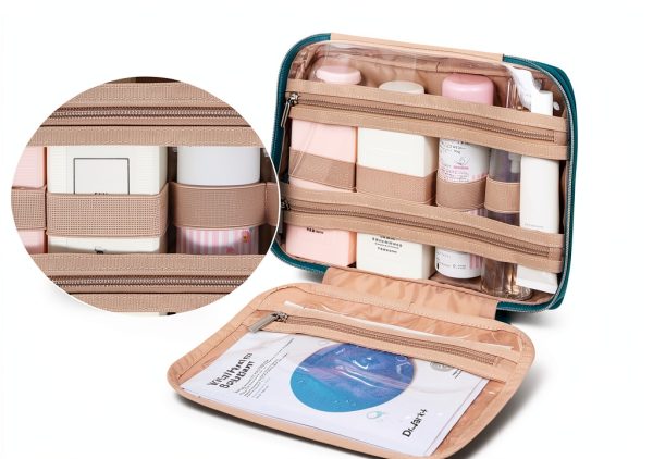 BAGSMART Toiletry Bag Large TSA‑Approved Water‑Resistant Minimalist-3