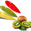 Kiwi Spoon Knife 3 Piece Set by AKOAK Plastic Fruit Skinner Divider-8