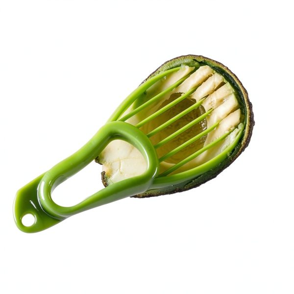 2 Pcs Avocado Slicer Tool Avocado Knife for Mashing Avocados Enucleation Making Guacamole, Green-6