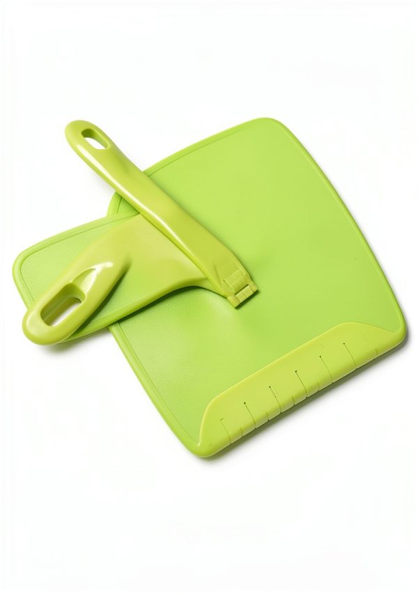 Green Plastic Knife Set jawbush 11" large 8.7" BPA‑Free Knife-1