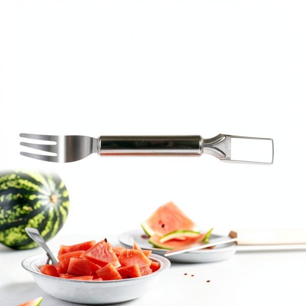 Watermelon Cutter 2 PCS Stainless Steel Fork Slicer Set by NAWAZJEE-1