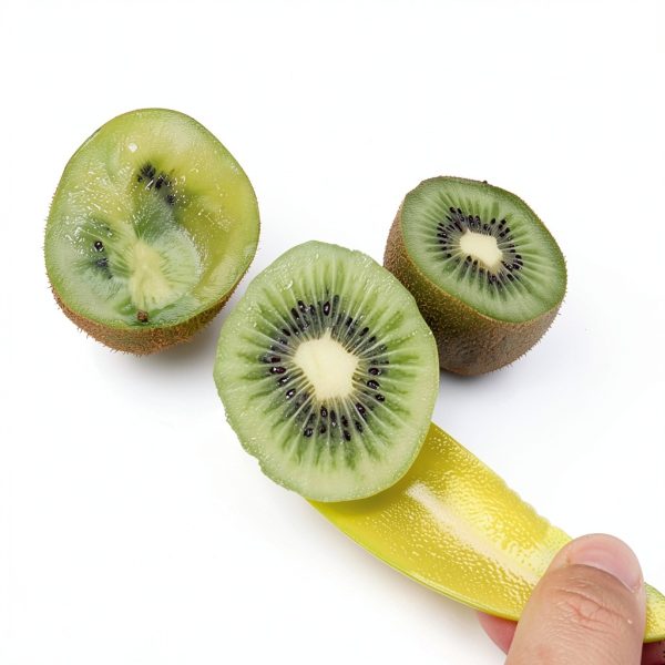 Kiwi Spoon Knife 3 Piece Set by AKOAK Plastic Fruit Skinner Divider-6