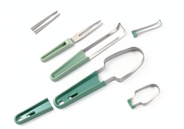 Oleex Watermelon Cutter 3-in-1 Stainless Steel Fruit Knife Green-0