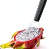 Fruit Spoon triangle Stainless Steel Precise Scooping and Carving-3
