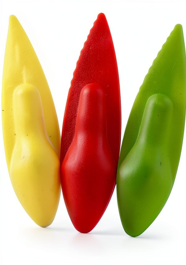 Kiwi Spoon Knife 3 Piece Set by AKOAK Plastic Fruit Skinner Divider-1