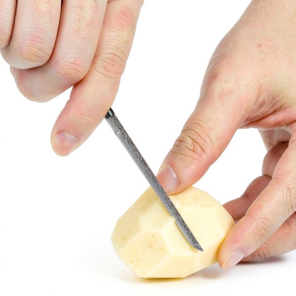 Stainless Steel Fruit Knife JEAMZHU 8.5in Outdoor Blade with Sheath-4