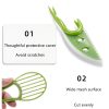2 Pcs Avocado Slicer Tool Avocado Knife for Mashing Avocados Enucleation Making Guacamole, Green-2