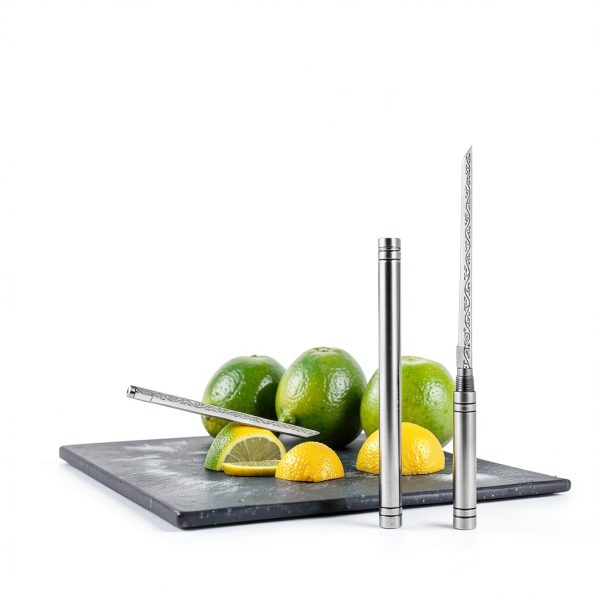 Stainless Steel Fruit Knife JEAMZHU 8.5in Outdoor Blade with Sheath-6