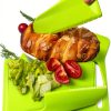 Green Plastic Knife Set jawbush 11" large 8.7" BPA‑Free Knife-2
