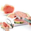 Oleex Watermelon Cutter 3-in-1 Stainless Steel Fruit Knife Green-2