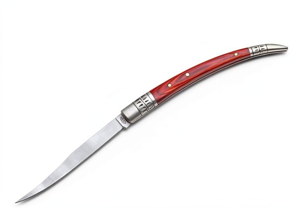 Rite Edge 4″ Spanish Folding Fruit Knife – Slim Folding Pocket Knife with Stainless Steel Blade, Pakkawood Handle & Bolster for Peeling, Food Prep, EDC & Outdoor Use-1