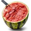 CrispTaste Watermelon Cutter with Retractable Fork, 2-in-1 Stainless-1