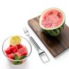 2-in-1 Stainless Steel Watermelon Slicer & Fork | Easy Cut, Serve, Enjoy | Kitchen & Camping Must-Have Tool for Fruit Salad, Parties, BBQ | Dishwasher Safe & Rust-Proof-8