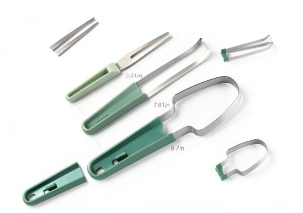 Watermelon Cutter JAYVAR 3-in-1 Melon Scoop & Popsicle Mould Green-5