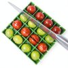 Grapes Cherry Tomatoes Cutter Yamteck 16 Piece Half Quarter Knife-0